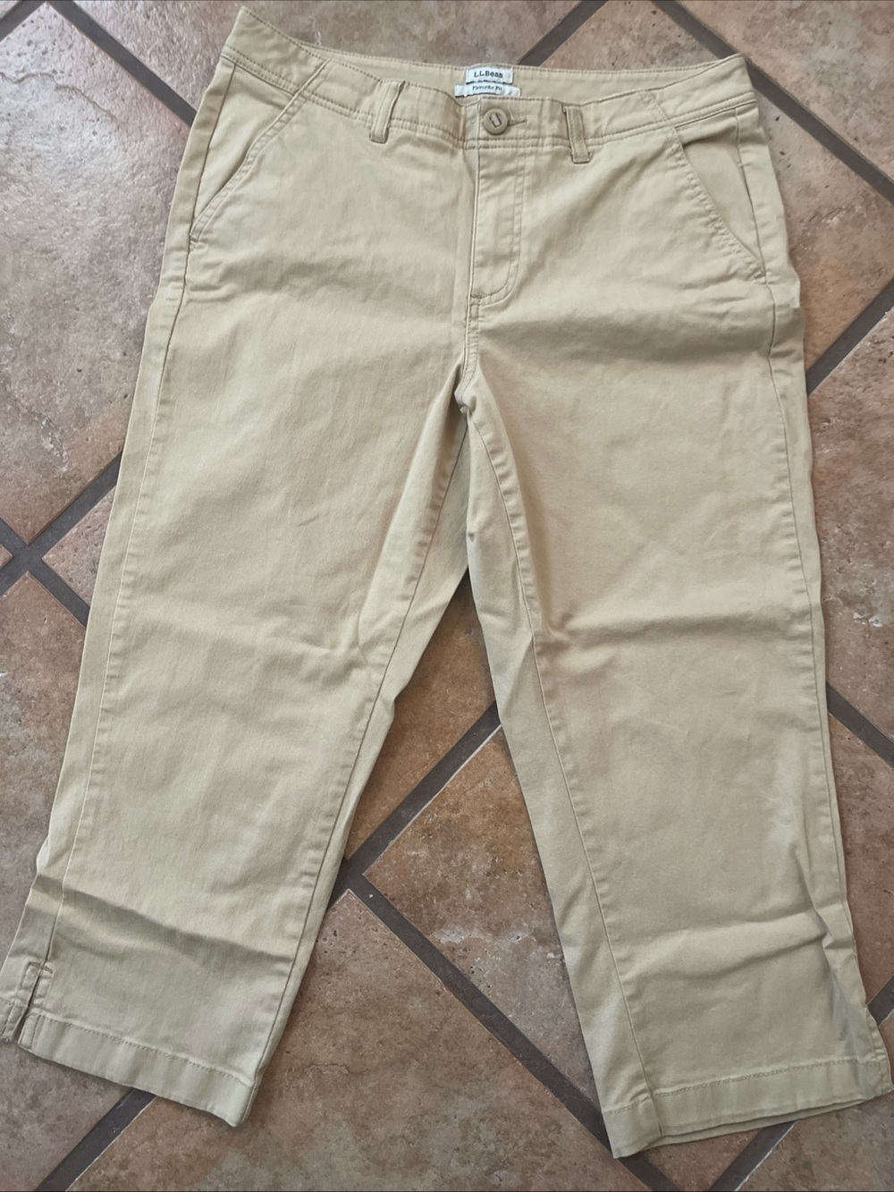 L.L. Bean Classic ª favorite Fit Men's Khaki Pants - Tan